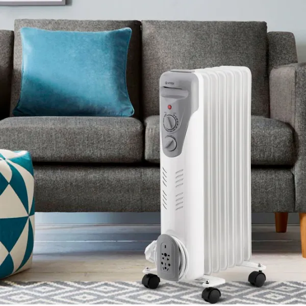 Calorifer electric cu ulei Vitek VT-1708 1500 W/ White photo 3