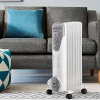 Calorifer electric cu ulei Vitek VT-1708 1500 W/ White photo 3