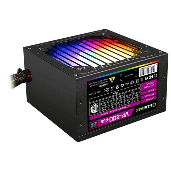 Sursă de alimentare Gamemax VP-800-RGB 80+ Bronze/ 800 W photo 5 Sursă de alimentare Gamemax VP-800-RGB 80+ Bronze/ 800 W photo 5