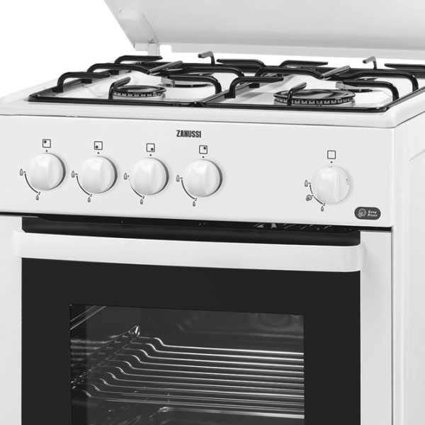 Плита Zanussi ZCG210M1WA Газовая/ Белый photo 2