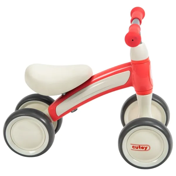 Трехколесный беговел Qplay Cutey 12" Металл/ Розовый Белый photo 7