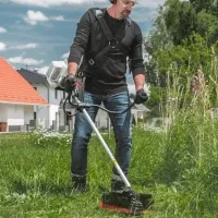 Motocoasă AL-KO BC 330 В pe benzină/ Gray photo 10