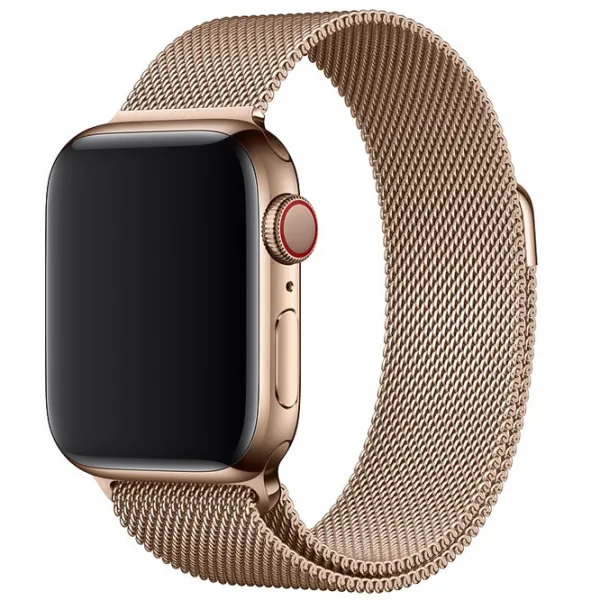 Ремень Apple Watch Milanese Loop Steel/ 38/ 40 мм/ Золото photo 3 Ремень Apple Watch Milanese Loop Steel/ 38/ 40 мм/ Золото photo 3