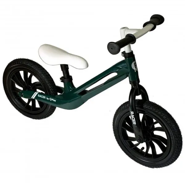 Bicicletă fără pedale Qplay Racer 12" Aluminiu/ Gray White photo 2 Bicicletă fără pedale Qplay Racer 12" Aluminiu/ Gray White photo 2