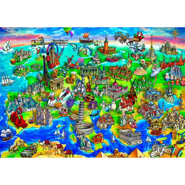 Пазл 3D Anatolian Europa 12+/ Количество деталей: 1500 photo 2