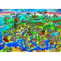 Puzzle 3D Anatolian Europa 12+/ Numărul de piese: 1500 photo 2