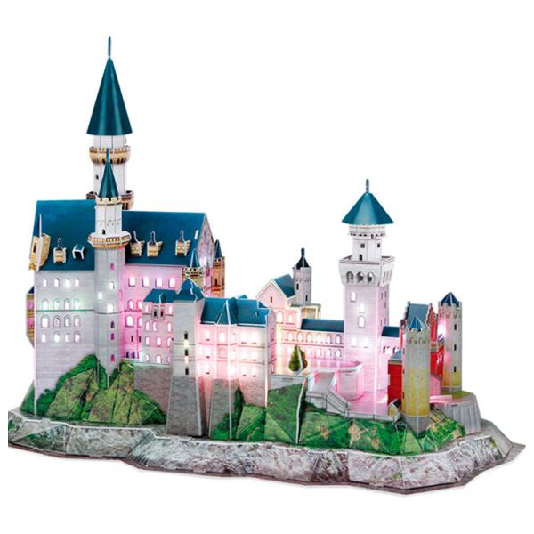 Пазл 3D CubicFun Neuschwanstein Castle LED 6+/ Количество деталей: 12 photo 2