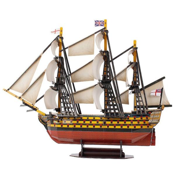 Пазл 3D CubicFun HMS Victory 6+/ Количество деталей: 189 photo 2