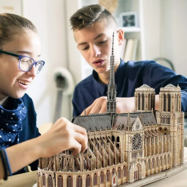 Пазл 3D CubicFun Notre Dame de Paris 6+/ Количество деталей: 293 photo 5