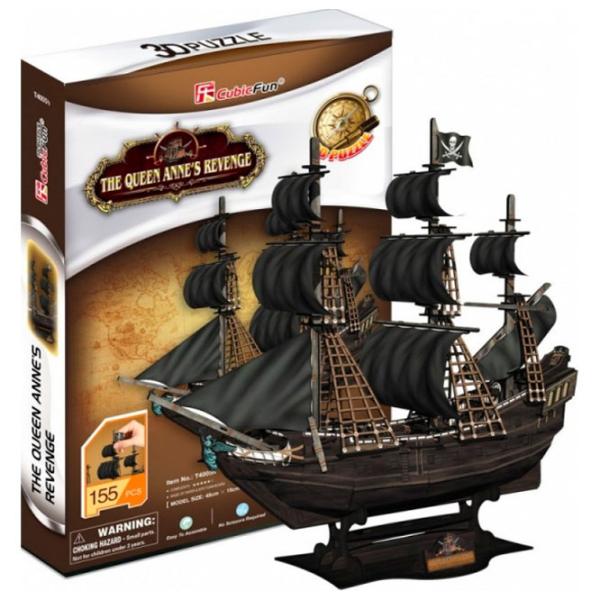 Пазл 3D CubicFun Queen Annes Revenge 6+/ Количество деталей: 155 photo 2