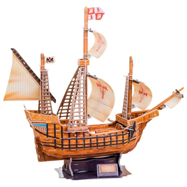 Пазл 3D CubicFun Santa Maria 6+/ Количество деталей: 113 photo 3