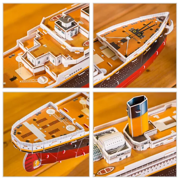 Пазл 3D CubicFun Titanic 3+/ Количество деталей: 12 photo 5