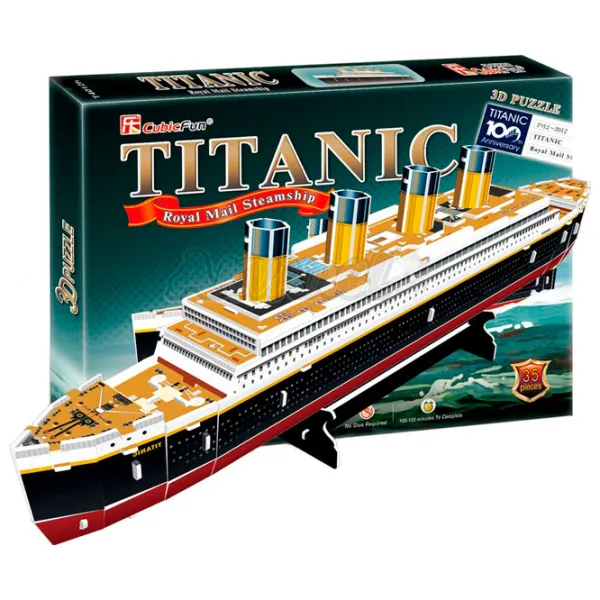 Пазл 3D CubicFun Titanic (small) 3+/ Количество деталей: 40 photo 2