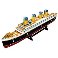 Puzzle 3D CubicFun Titanic (small) 3+/ Numărul de piese: 40 photo 3