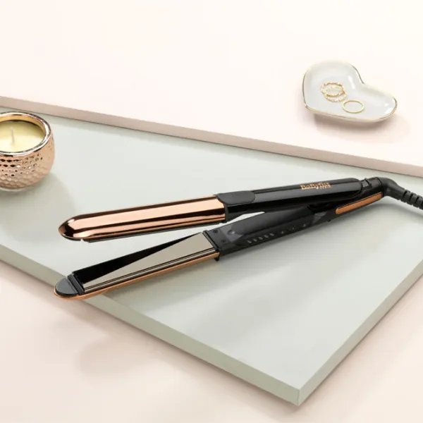Выпрямитель для волос Babyliss ST482E 48 Вт/ Золотой Черный photo 4