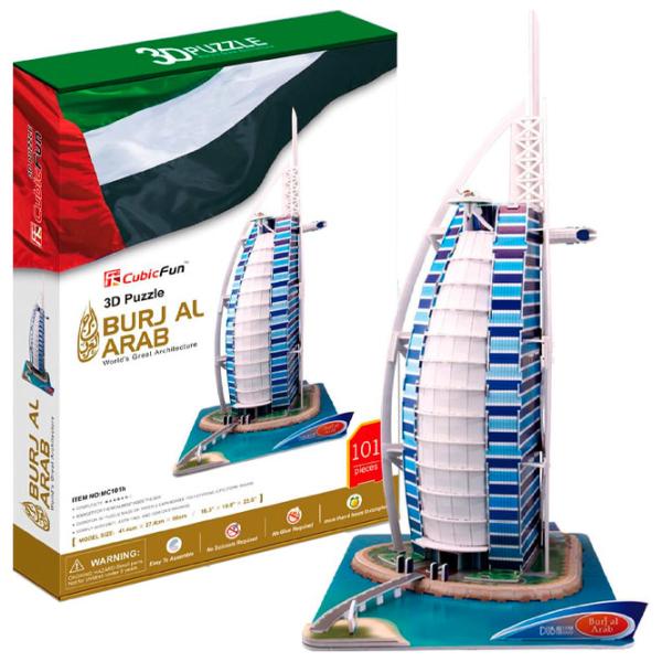 Пазл 3D CubicFun Burj Al Arab 6+/ Количество деталей: 101 photo 2