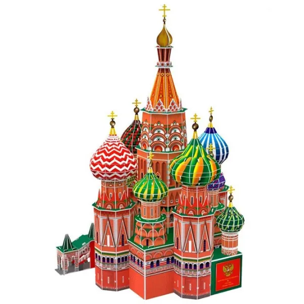 Пазл 3D CubicFun St. Basils Cathedral 6+/ Количество деталей: 214 photo 3