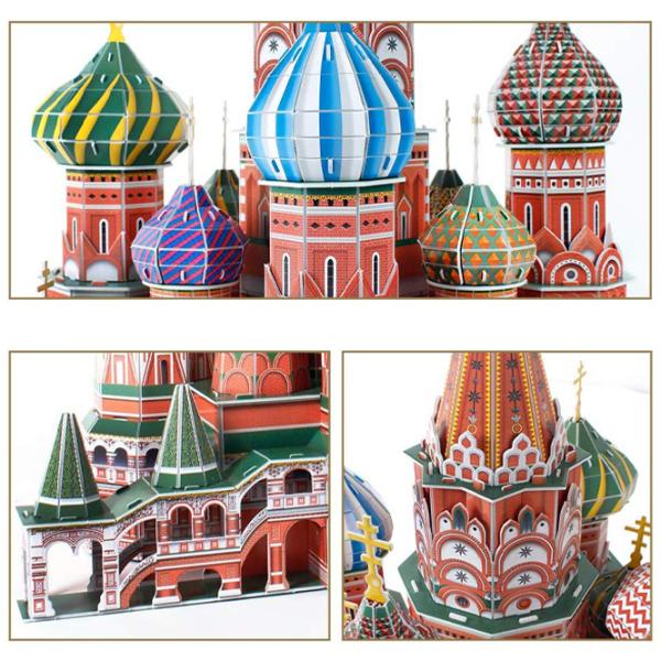 Пазл 3D CubicFun St. Basils Cathedral 6+/ Количество деталей: 214 photo 4