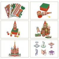 Пазл 3D CubicFun St. Basils Cathedral 6+/ Количество деталей: 214 photo 5