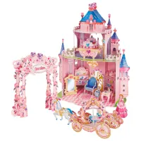 Пазл 3D CubicFun PRINCESS SECRET GARDEN 5+/ Количество деталей: 92 photo 3