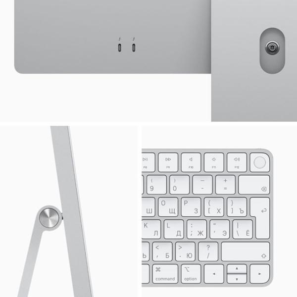 All-in-One PC Apple 24" 4.5K M1/ iMac 2021/ 16 GB/ 512 GB/ Silver photo 5