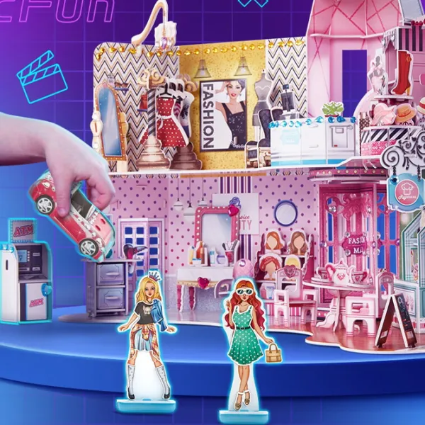 Пазл 3D CubicFun Super Star Fashion Mall 5+/ Количество деталей: 160 photo 3