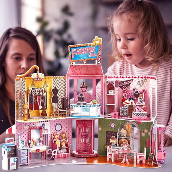 Пазл 3D CubicFun Super Star Fashion Mall 5+/ Количество деталей: 160 photo 5