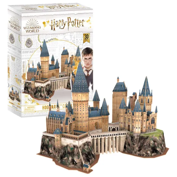 Puzzle 3D CubicFun PUZZLE HARRY POTTER HOGWARTS (Castle) 6+/ Numărul de piese: 197 photo 2
