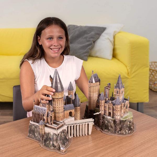 Puzzle 3D CubicFun PUZZLE HARRY POTTER HOGWARTS (Castle) 6+/ Numărul de piese: 197 photo 6