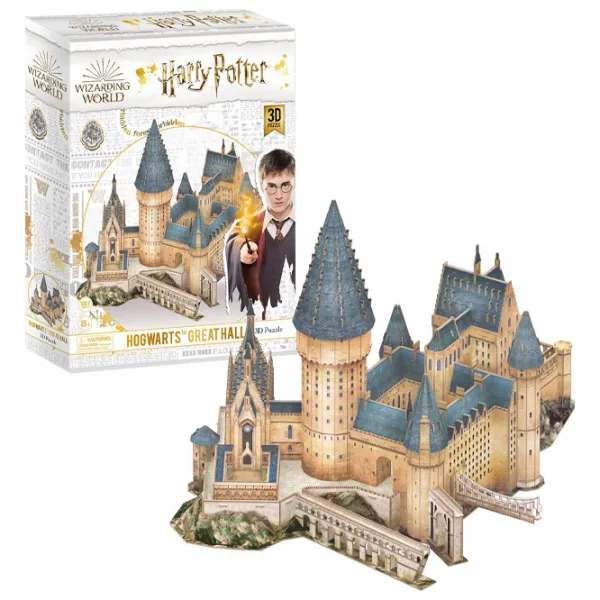 Пазл 3D CubicFun HARRY POTTER HOGWARTS (Great Hall) 6+/ Количество деталей: 187 photo 2