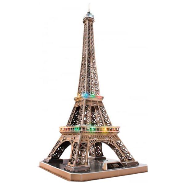 Puzzle 3D CubicFun Eiffel Tower LED 6+/ Numărul de piese: 82 photo 3