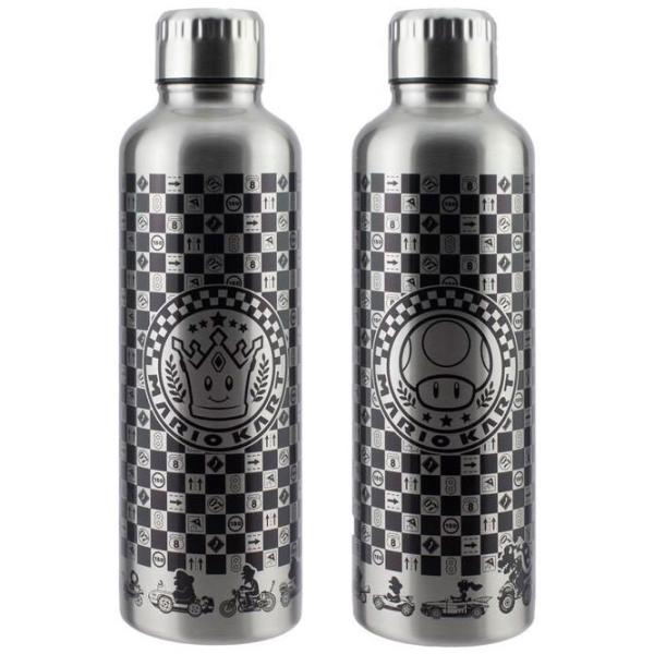 Sticlă pentru apă Fan Paladone Mario Kart Silver photo 2 Sticlă pentru apă Fan Paladone Mario Kart Silver photo 2