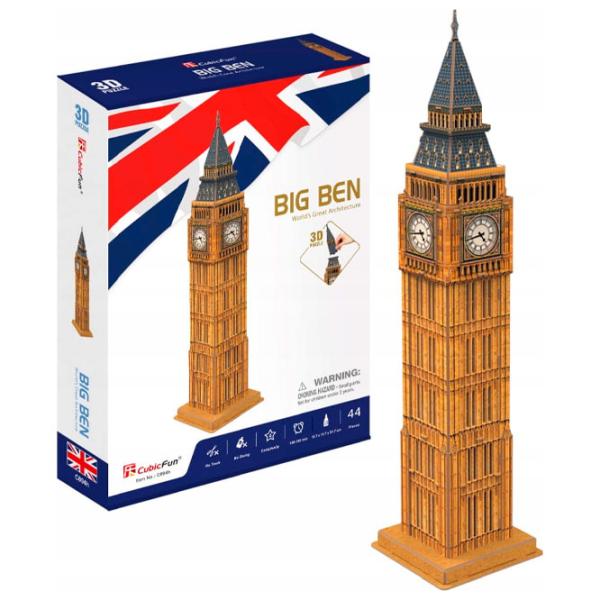Пазл 3D CubicFun BIG BEN 6+/ Количество деталей: 47 photo 2