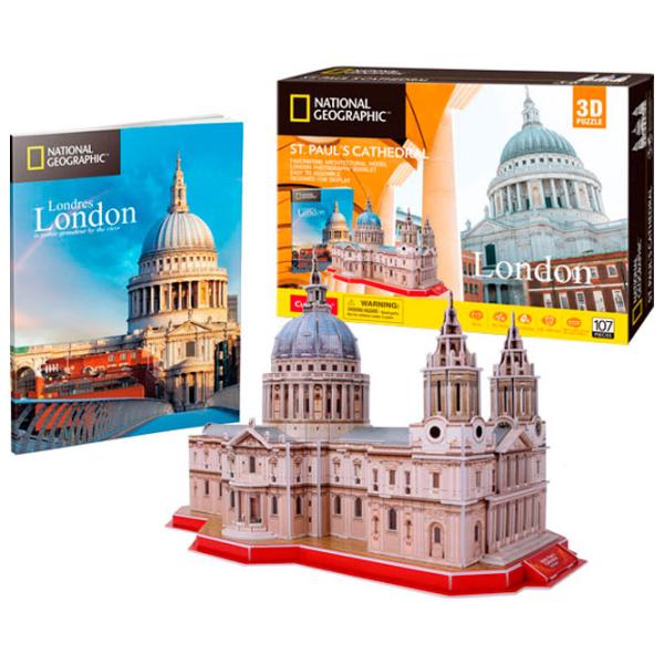 Пазл 3D CubicFun St.Pauls Cathedral 6+/ Количество деталей: 107 photo 2