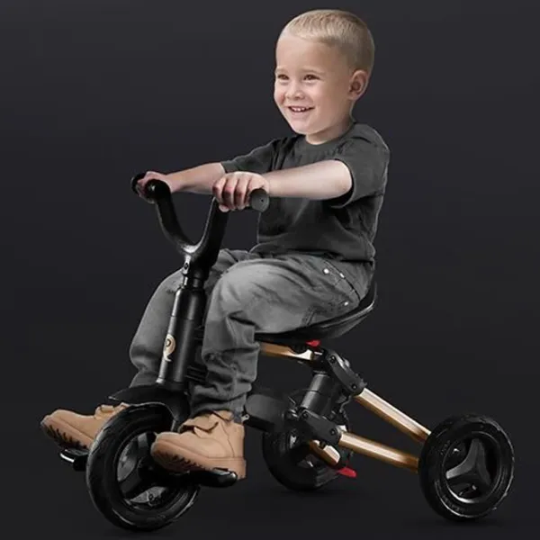 Triciclu Qplay Nova Plus Air 25 kg/ Gold photo 6