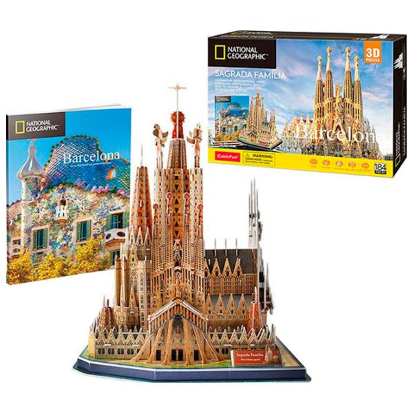 Пазл 3D CubicFun SAGRADA FAMILIA 6+/ Количество деталей: 184 photo 2