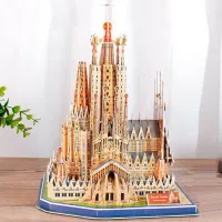 Puzzle 3D CubicFun SAGRADA FAMILIA 6+/ Numărul de piese: 184 photo 6