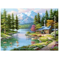 Puzzle 2D Anatolian Resting Canoe 12+/ Numărul de piese: 1500 photo 2