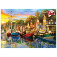 Puzzle 2D Anatolian Harbour Lights 12+/ Numărul de piese: 1500 photo 2
