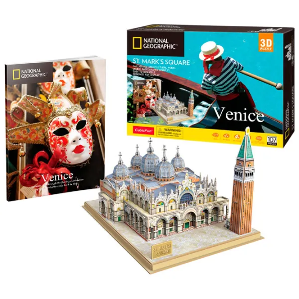 Пазл 3D CubicFun ST. MARKS SQUARE 6+/ Количество деталей: 107 photo 2