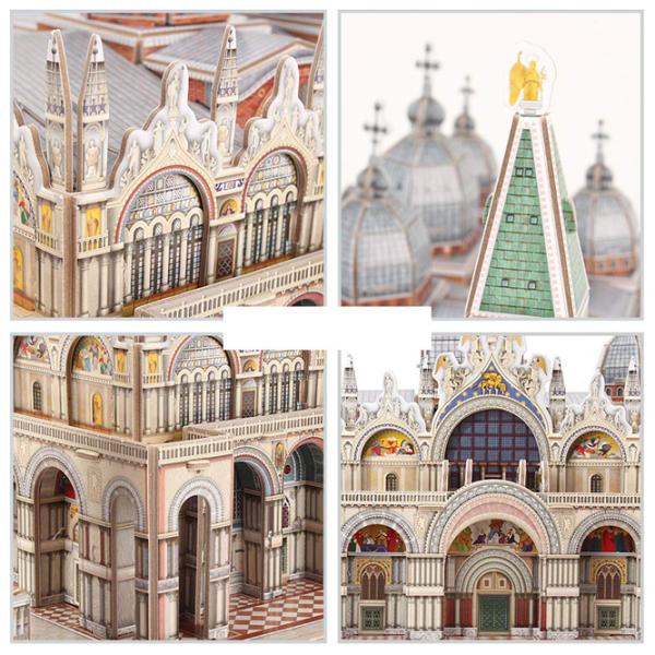 Пазл 3D CubicFun ST. MARKS SQUARE 6+/ Количество деталей: 107 photo 6