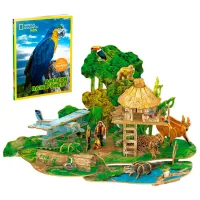 Puzzle 3D CubicFun AMAZON RAIN FOREST 6+/ Numărul de piese: 67 photo 3