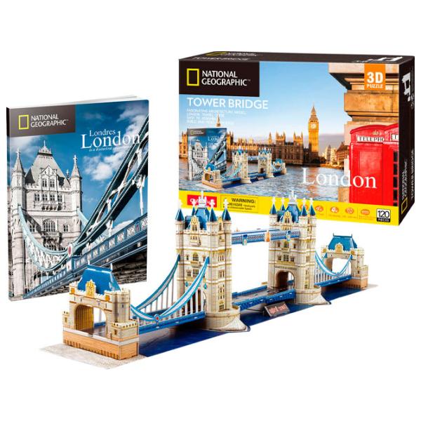 Пазл 3D CubicFun TOWER BRIDGE 6+/ Количество деталей: 120 photo 2
