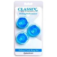 Inele pentru penis You2Toys Deluxe Cock Ring Termoelastoplast/ Light Blue photo 2