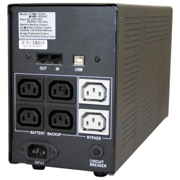 UPS PowerCom Imperial IMD-1200AP Black photo 5