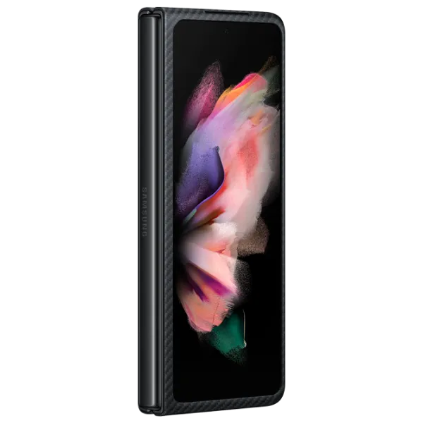 Husă pentru smartphone Samsung Galaxy Fold3 Samsung/ Back/ Aramid/ Black photo 4