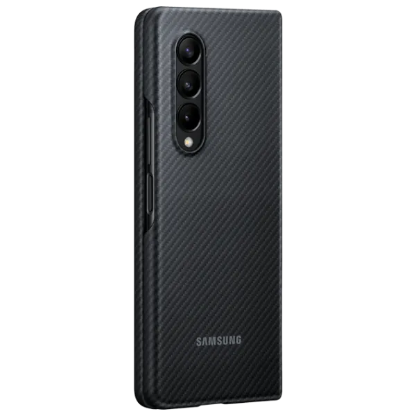 Husă pentru smartphone Samsung Galaxy Fold3 Samsung/ Back/ Aramid/ Black photo 5