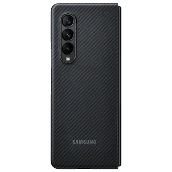 Husă pentru smartphone Samsung Galaxy Fold3 Samsung/ Back/ Aramid/ Black photo 6
