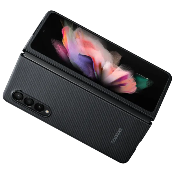 Husă pentru smartphone Samsung Galaxy Fold3 Samsung/ Back/ Aramid/ Black photo 7