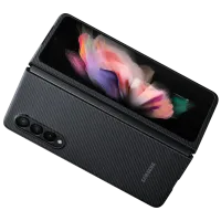 Husă pentru smartphone Samsung Galaxy Fold3 Samsung/ Back/ Aramid/ Black photo 7